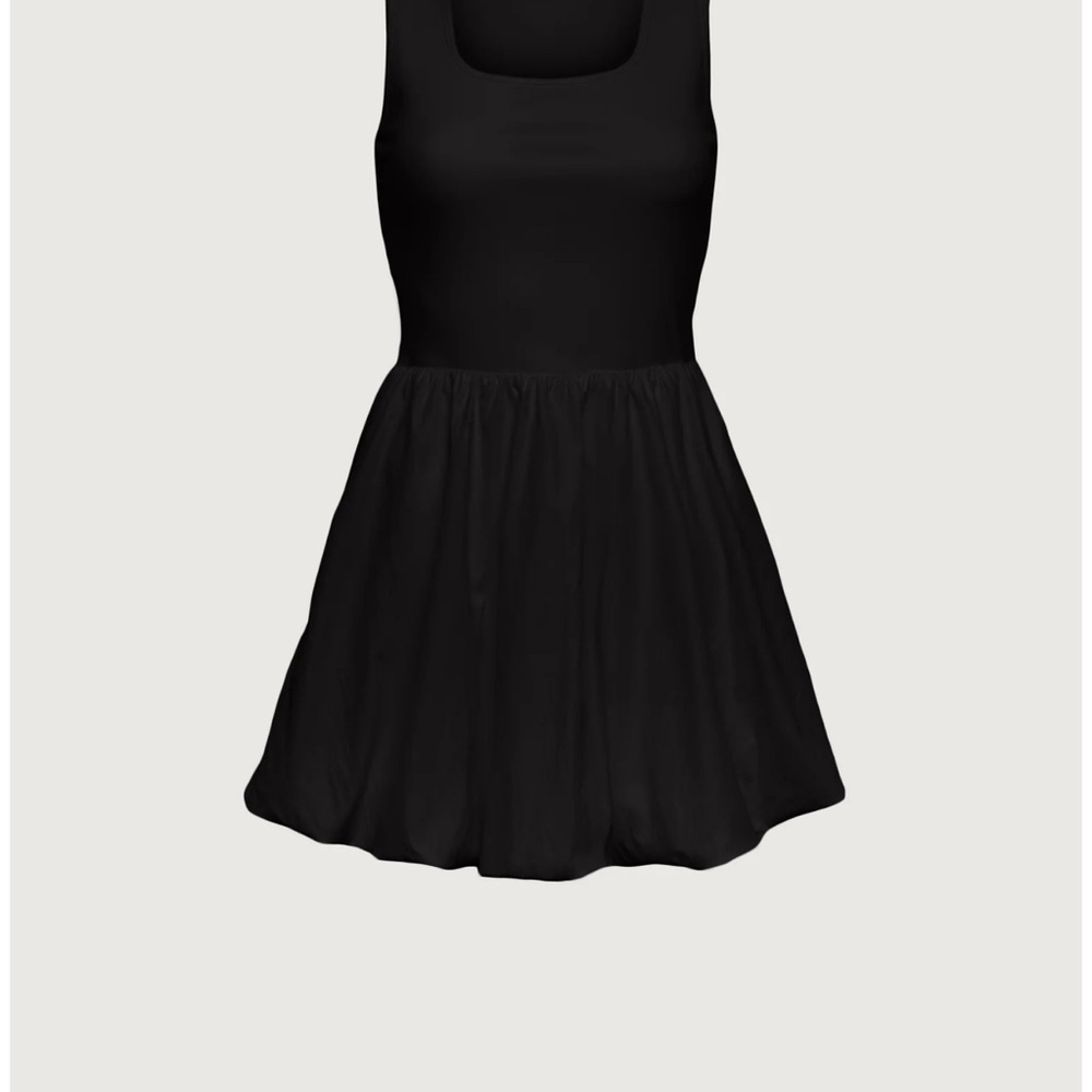 OAK + FORT Mini Bubble Hem Dress